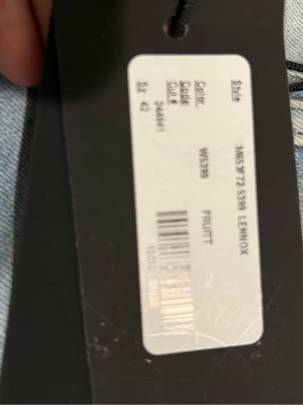 Men's Paige Lennox Slim Jeans Size 42
